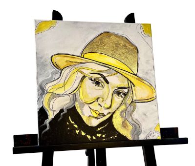 dame-au-chapeau